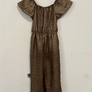 Cat & Jack Metallic Brown Dress